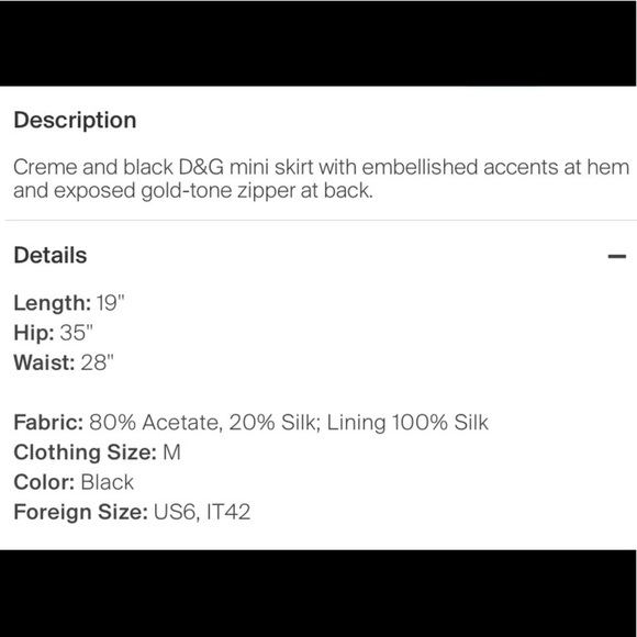 Dolce & Gabbana Embellished Mini Skirt Silk Blend - Picture 4 of 4